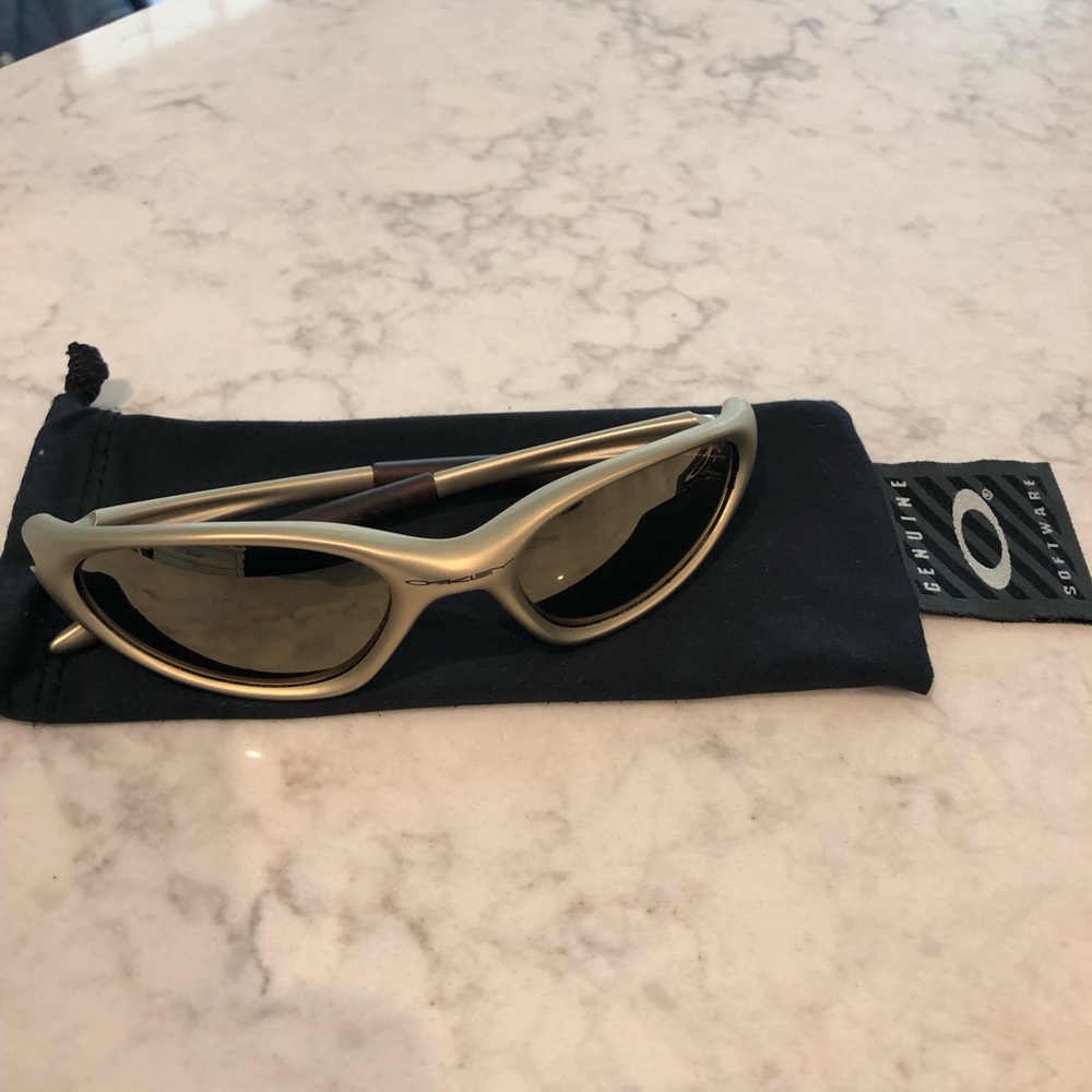 Gold Oakley Sunglasses